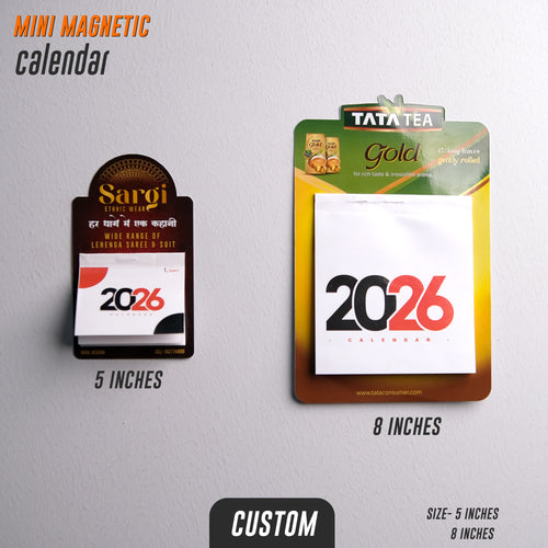 Mini Magnetic Calendar 2026