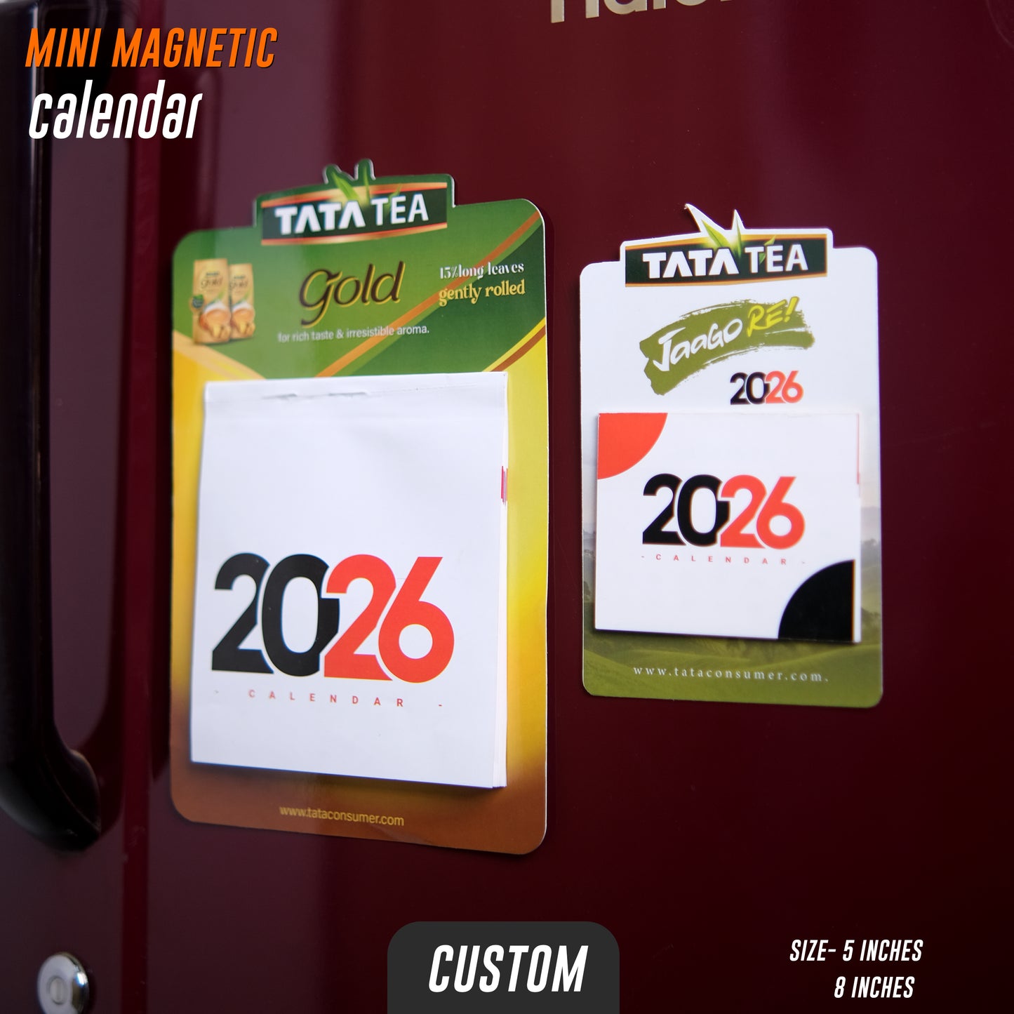 Mini Magnetic Calendar 2026